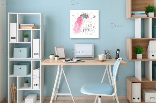 חד קרן - אני מיוחד – Jenaya Jackson | תמונה לקיר בסגנון מודרני