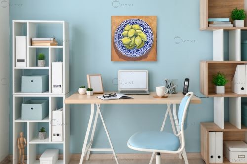 Green citrus  – MMB Art Studio | תמונה לקיר בסגנון מודרני