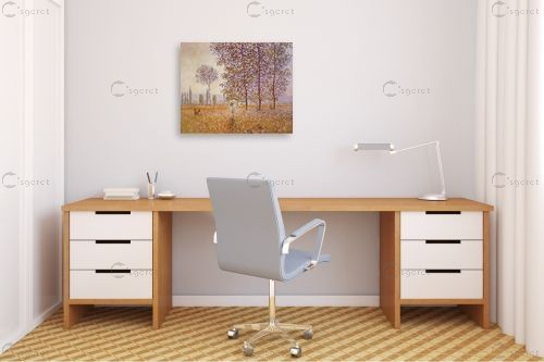 Claude Monet 008 - קלוד מונה - תמונות לסלון רגוע ונעים  - מק''ט: 115765