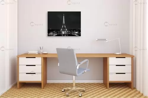 מגדל איפל - אמיר אלון - תמונות אורבניות לסלון תמונות שחור לבן  - מק''ט: 1250