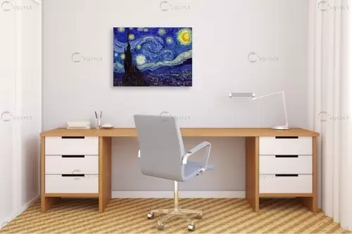 ליל כוכבים Starry night – וינסנט ואן גוך | תמונה לקיר בסגנון קלאסי