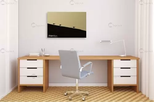 אורחה – שחר אלקלעי | תמונה לקיר בסגנון מודרני