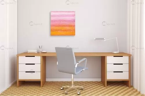 pink and orange dream – ורדה ליבני | תמונה לקיר בסגנון מודרני