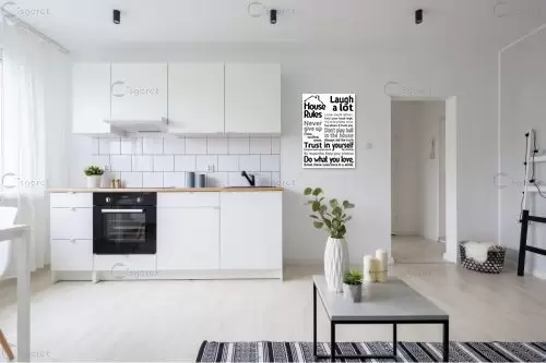 House Rules 2 – מסגרת עיצובים | תמונה לקיר בסגנון מודרני