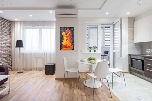 חיבוק – MMB Art Studio | תמונה לקיר בסגנון מופשט