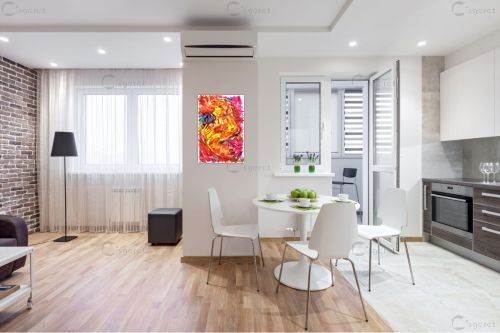 תשוקה סוחפת – בן רוטמן | תמונה לקיר בסגנון מופשט
