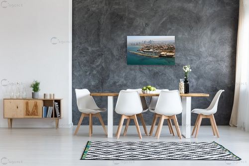 נמל יפו – ארי בלטינשטר | תמונה לקיר בסגנון מודרני