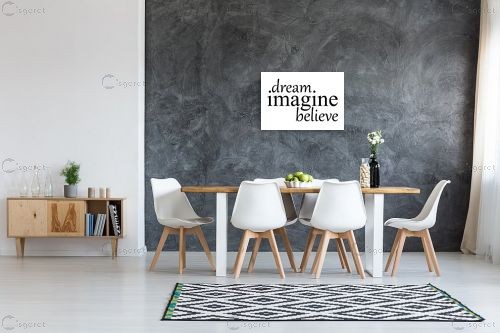 Dream imagine – מסגרת עיצובים | תמונה לקיר בסגנון מודרני
