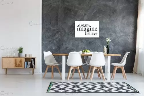 Dream imagine – מסגרת עיצובים | תמונה לקיר בסגנון מודרני
