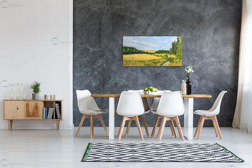 טיול בעמק – נריה ספיר | תמונה לקיר בסגנון כפרי