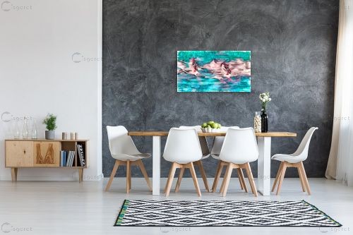 חסידות מעופפות – בן רוטמן | תמונה לקיר בסגנון מופשט