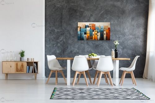 מבנים בעיר עתיקה – אמיר וינברגר | תמונה לקיר בסגנון מודרני