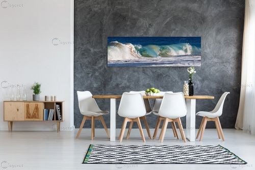 גלים בים – יבגני זלבקוב | תמונה לקיר בסגנון מודרני