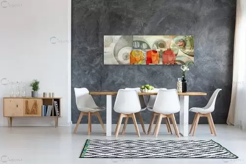 שלושה פילים – נעמי פוקס משעול | תמונה לקיר בסגנון מודרני