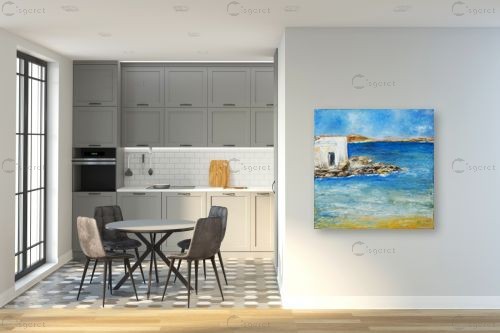 פינה שקטה – שולי חיימזון | תמונה לקיר בסגנון מודרני