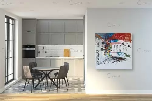 שלכת – ברטה מנחם | תמונה לקיר בסגנון מודרני