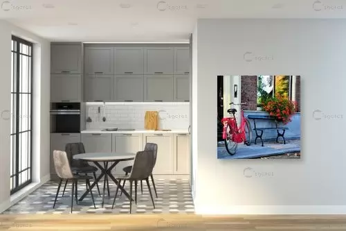 פינה שלווה – אורית גפני | תמונה לקיר בסגנון כפרי