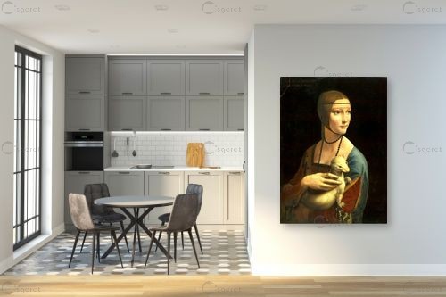 Lady with an ermine – לאונרדו דה וינצי | תמונה לקיר