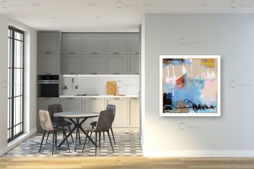 מופשט מתוק – איש גורדון | תמונה לקיר בסגנון מודרני