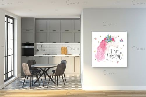 חד קרן - אני מיוחד – Jenaya Jackson | תמונה לקיר בסגנון מודרני