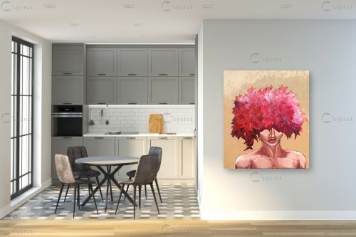 Strawberry queen  – MMB Art Studio | תמונה לקיר בסגנון מודרני