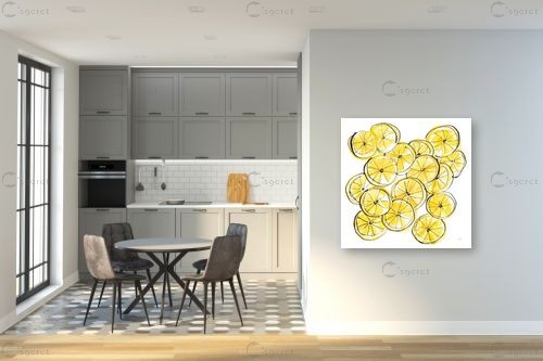 לימונים פרוסים – Chris Paschke | תמונה לקיר בסגנון מודרני