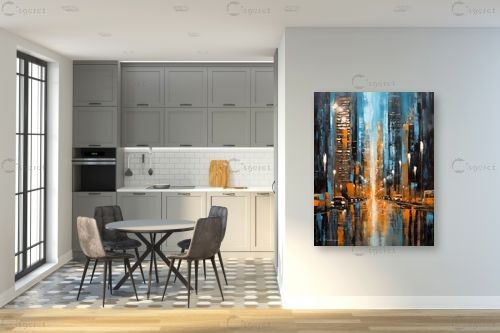 החיים בניו יורק – אמיר וינברגר | תמונה לקיר בסגנון מודרני