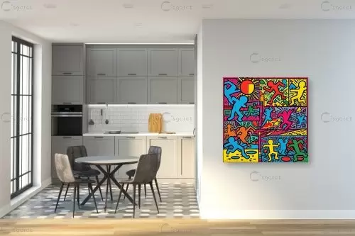 דמויות – אמיר וינברגר | תמונה לקיר בסגנון מודרני