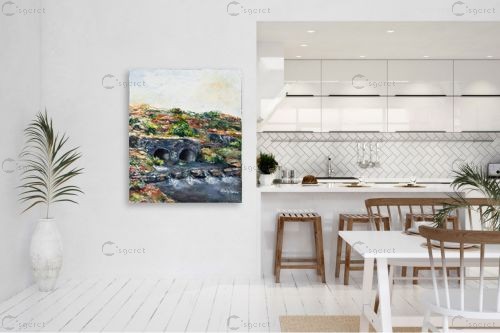 פרק הירדן – שולי חיימזון | תמונה לקיר בסגנון כפרי