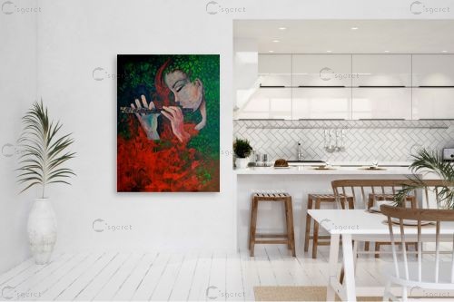 חליל הקסם – רוני רות פלמר | תמונה לקיר בסגנון מודרני