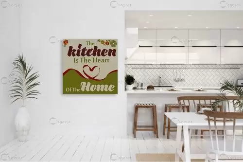 מטבח - מסגרת עיצובים - תמונות למטבח מודרני טיפוגרפיה דקורטיבית  - מק''ט: 238530