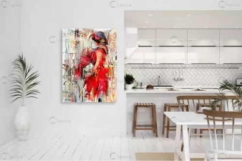 צלילים רכים בהמולת העיר – בן רוטמן | תמונה לקיר בסגנון מודרני