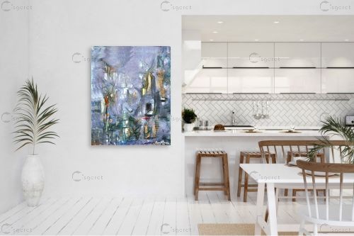 עיר מסתורית – בן רוטמן | תמונה לקיר בסגנון מודרני