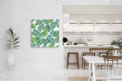 עלים בירוק – Artpicked | תמונה לקיר בסגנון מודרני