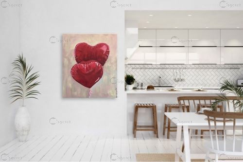 All you need is love  – MMB Art Studio | תמונה לקיר בסגנון מודרני