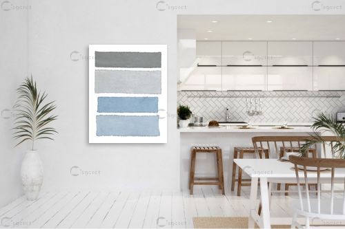 אריג צבוע על לבן I – Piper Rhue | תמונה לקיר בסגנון מודרני