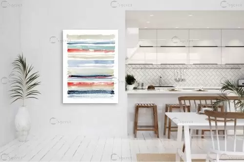 פסים בים – Katrina Pete | תמונה לקיר בסגנון מודרני