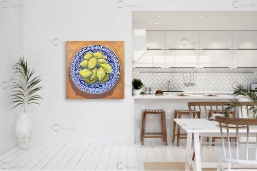 Green citrus  – MMB Art Studio | תמונה לקיר בסגנון מודרני