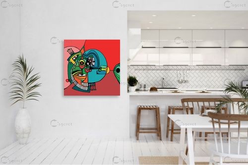 מכל הצדדים – רונית הראל | תמונה לקיר בסגנון מודרני