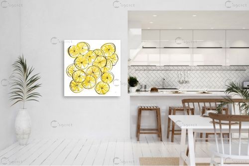 לימונים פרוסים – Chris Paschke | תמונה לקיר בסגנון מודרני