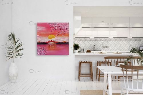 Day in Pink – נופר מורדוך | תמונה לקיר בסגנון מודרני