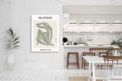 מאטיס 88 - אנרי מאטיס - תמונות לסלון רגוע ונעים סטים בסגנון גיאומטרי  - מק''ט: 464247