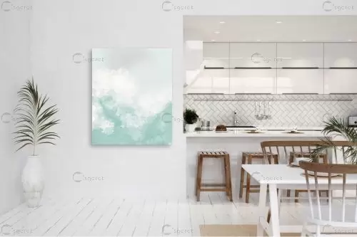 גלים מתנפצים – לינוי ניסימוב | תמונה לקיר בסגנון מופשט