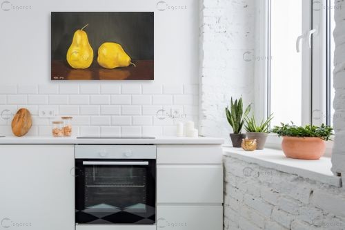 אגסים – נריה ספיר | תמונה לקיר בסגנון קלאסי