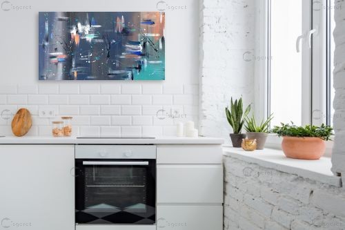 מופשט גוונים – יעל ארט | תמונה לקיר בסגנון מופשט