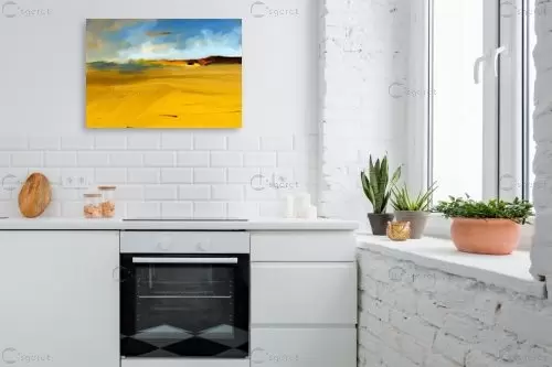 שדות זהב – איש גורדון | תמונה לקיר בסגנון מודרני