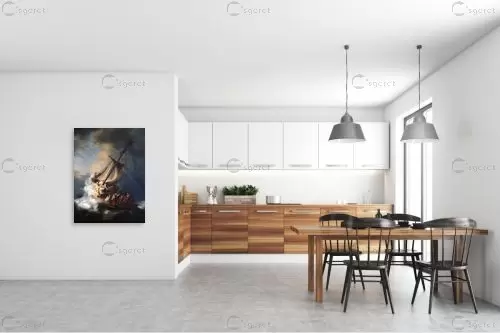 Christ in the storm  – רמברנדט הרמנזון ואן ריין | תמונה לקיר