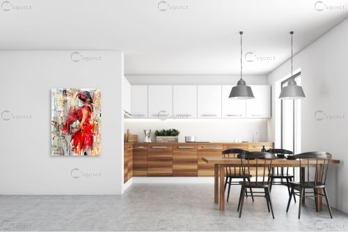 צלילים רכים בהמולת העיר – בן רוטמן | תמונה לקיר בסגנון מודרני