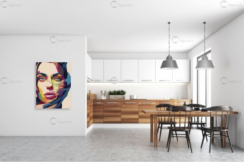 עיניים בצבע – ענת בן אלי | תמונה לקיר בסגנון מודרני