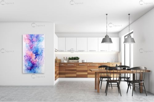 פרחים ומים – אמיר וינברגר | תמונה לקיר בסגנון מודרני